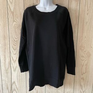 Old Navy Black Crewneck Tunic Sweater, Women’s M